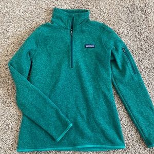 Teal Patagonia half-zip